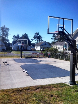 Professional Basketball Hoop for Driveway & Backyard (Platinum)