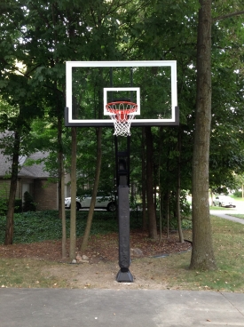 Professional Basketball Hoop for Driveway & Backyard (Platinum)