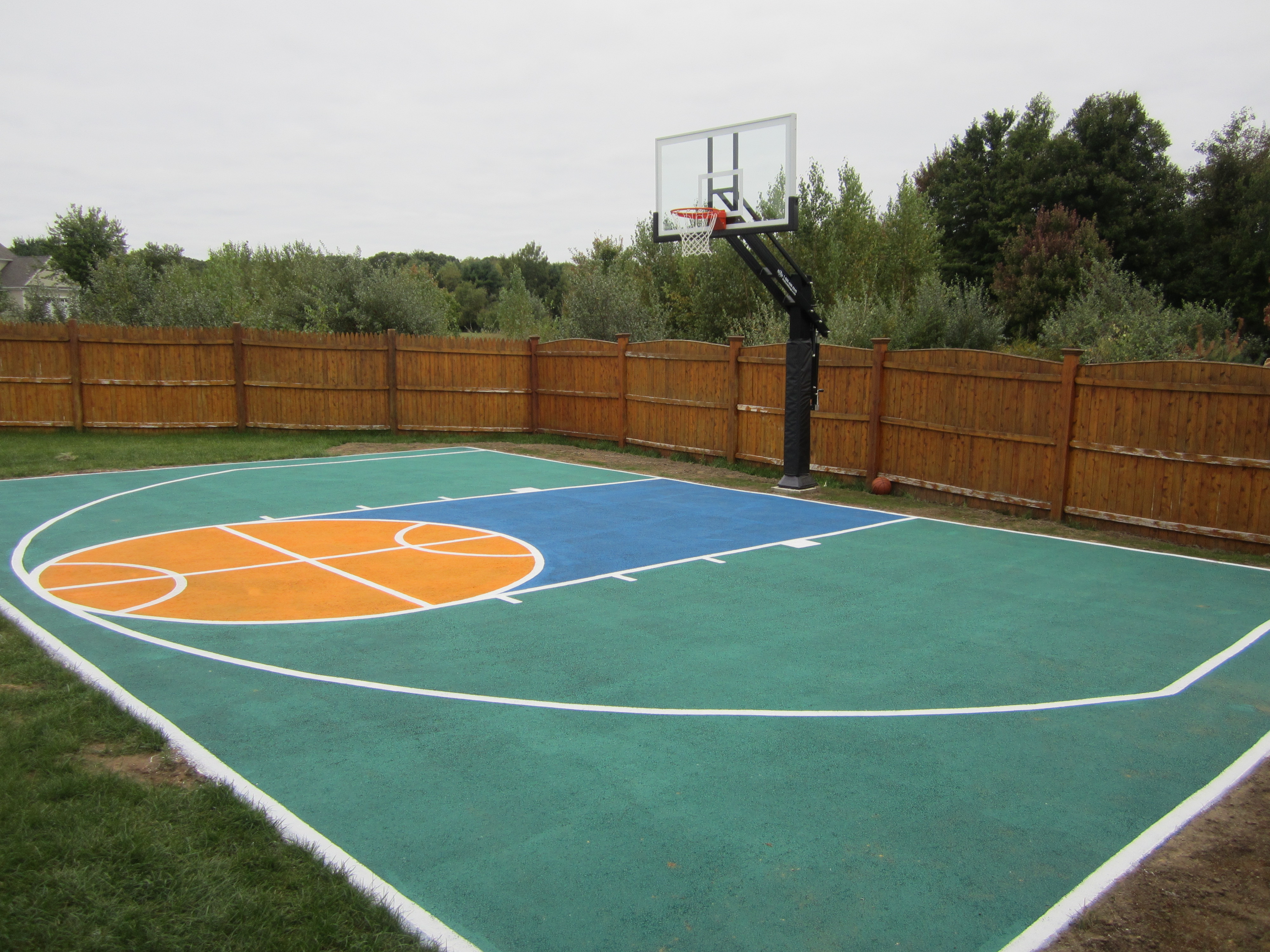 Basketball Court вид сверху
